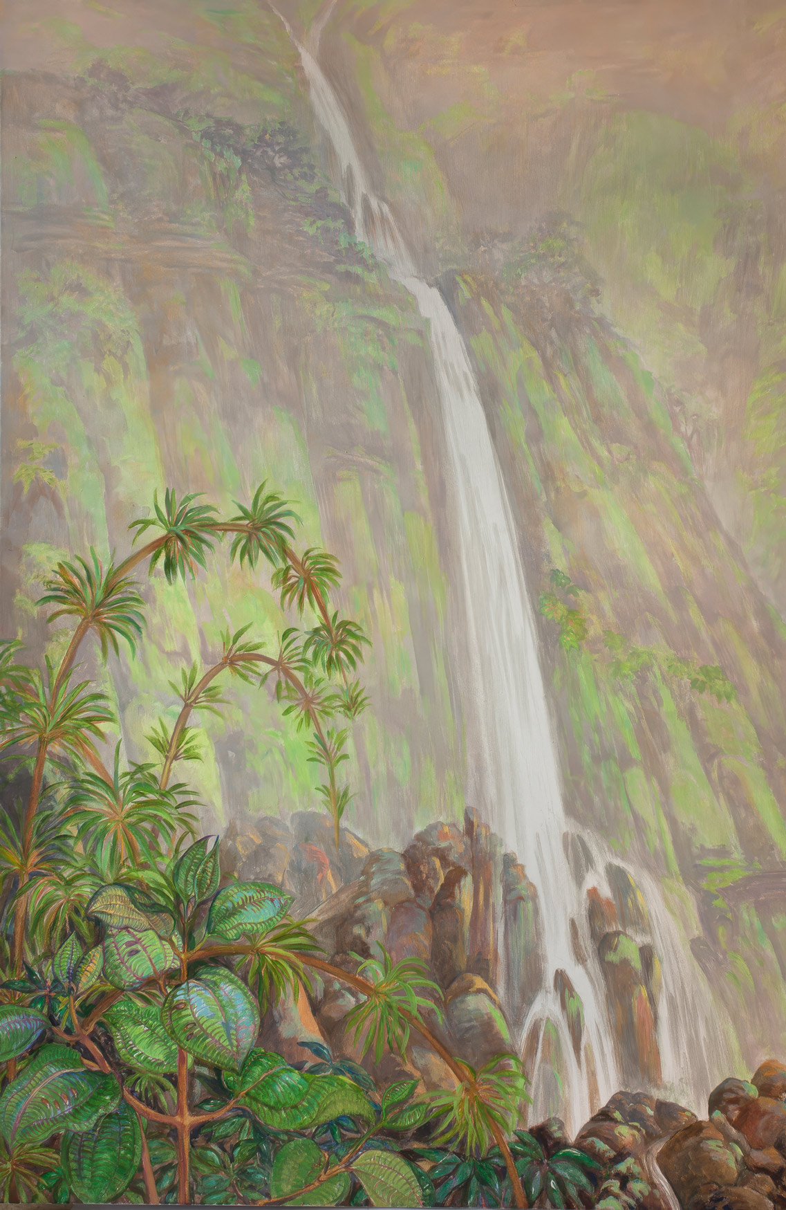 Obra representativa de la serie Bosques y montañas